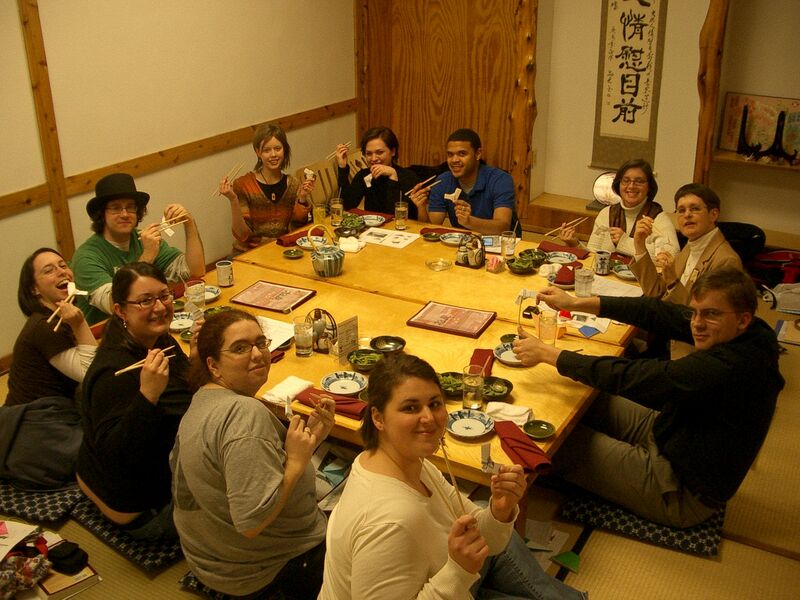 January 30, 2008 our class met at Matsuya Restaurant to sample Japanese food.
